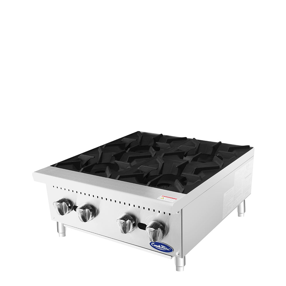 ATOSA COOKRITE 24'' FOUR(4) BURNER HOT PLATE W/ TOTAL 128,000 BTU