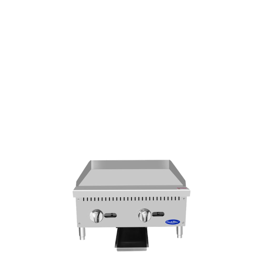 ATOSA 24'' COOKRITE THERMOSTATIC GRIDDLE W/ TOTAL 50,000 BTU