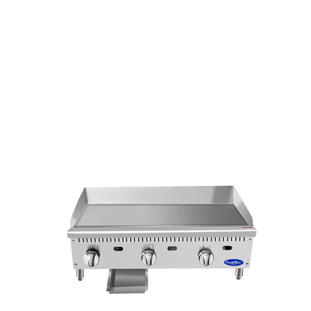 Atosa Cookrite 36'' Thermostatic Griddle W/ Total 75,000 Btu