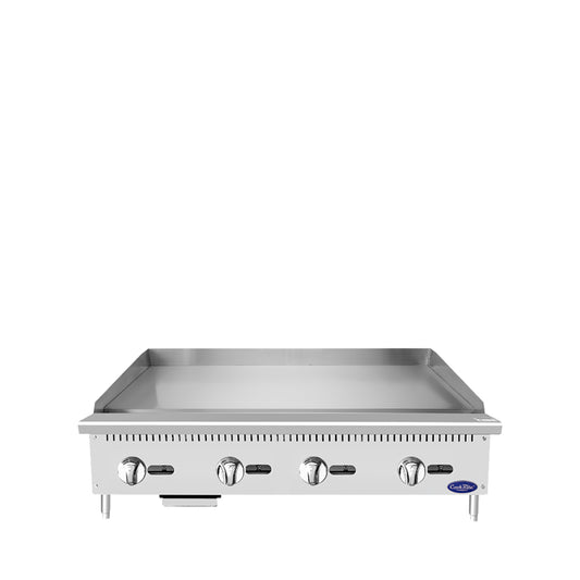 ATOSA COOKRITE 48'' THERMOSTATIC GRIDDLE W/ TOTAL 100,000 BTU