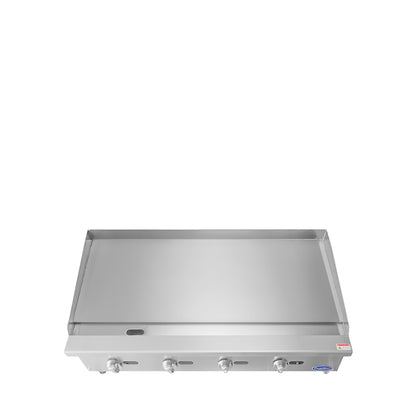 ATOSA COOKRITE 48'' THERMOSTATIC GRIDDLE W/ TOTAL 100,000 BTU