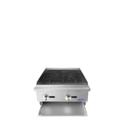 ATOSA COOKRITE 24'' CHAR ROCK BROILER W/ TOTAL 70,000 BTU