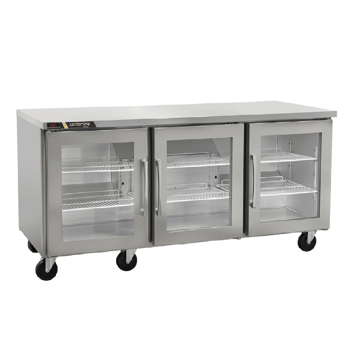 Centerline 72'' Undercounter Refrigerator (Glass Doors: Left/Right/Right)
