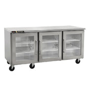 Centerline 72'' Undercounter Refrigerator (Glass Doors: Left/Right/Right)