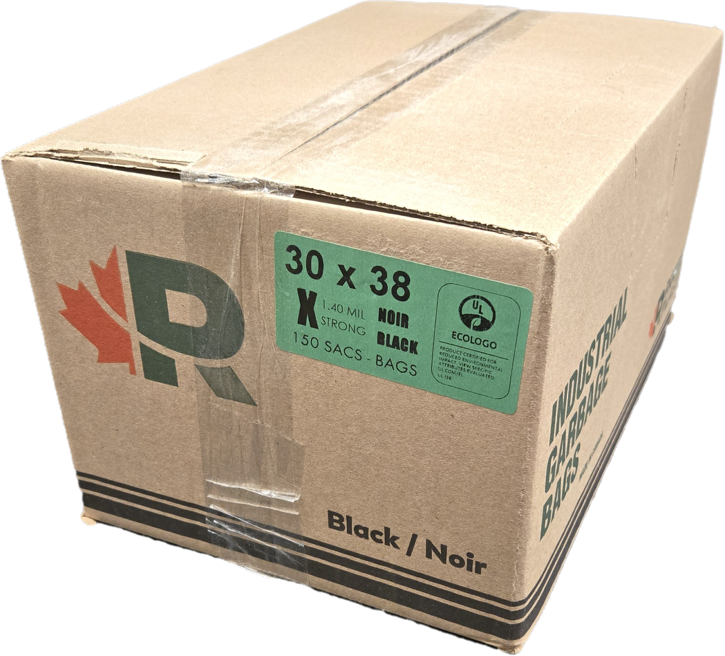 ECOLOGO Black Garbage bag