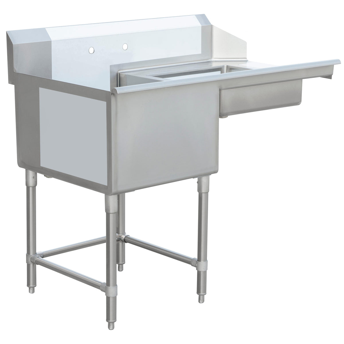 North Star S/S Right Soiled Dish Table W/ Sink