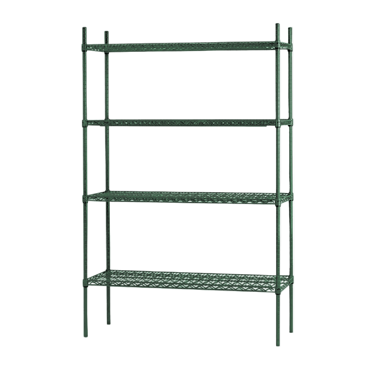 North Star GREEN EPOXY WIRESHELF