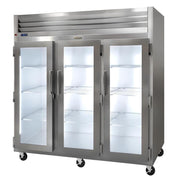 Réfrigérateur double service Traulsen 76 po (Portes vitrées : Gauche/Droite/Droite)