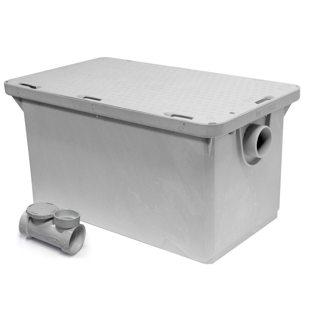 Canplas Endura Séparateur de graisses avec raccord de 2 po (25 gal/50 lb)
