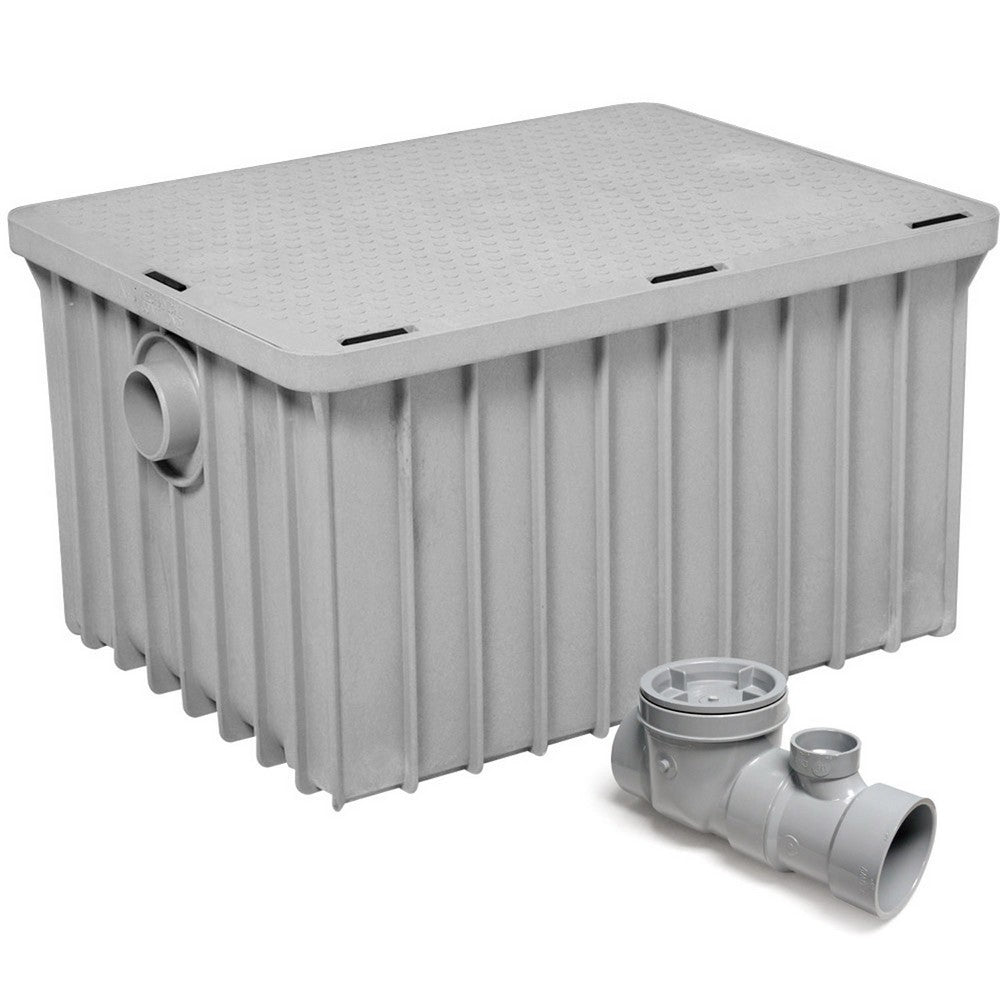 Séparateur de graisse Canplas Endura avec raccord 3'' (35 gal)