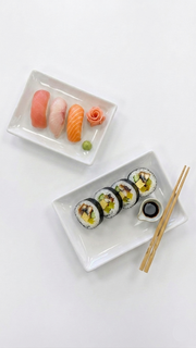 Melamine White Rectangular Plate ( 6.7", 8.25")