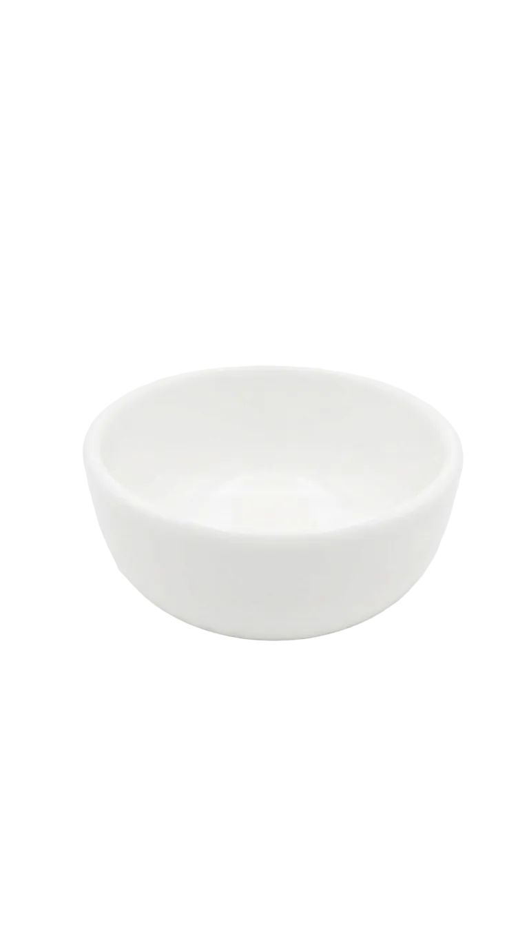 Melamine 4.25" Shiny White Round Rice Bowl