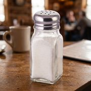 Shakers à panneaux de verre avec dessus champignon
