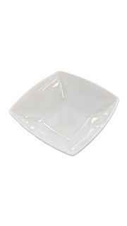 Melamine 8.5" / 7.5" White Square Bowl