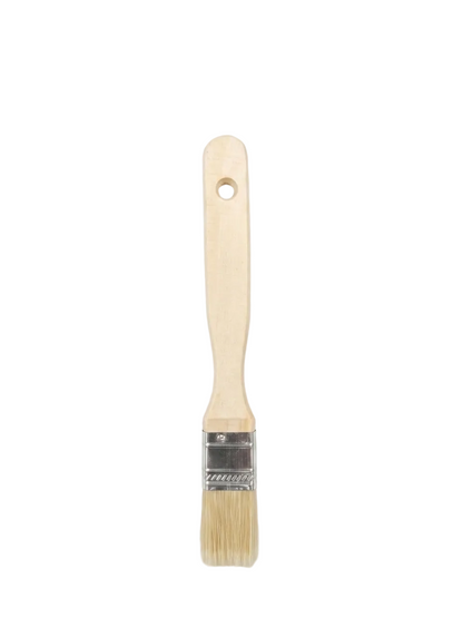 Wood & Wool Bristle 1" - 5" Flat Pastry Brush (WBRP Series)