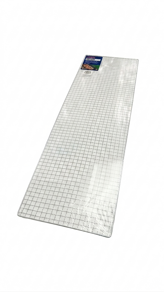 Iron 80 x 25 cm Chrome Plated Rectangular BBQ Grill Net