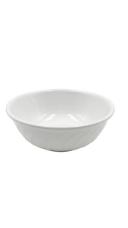 Bol rond en mélamine blanc de 13,3 cm