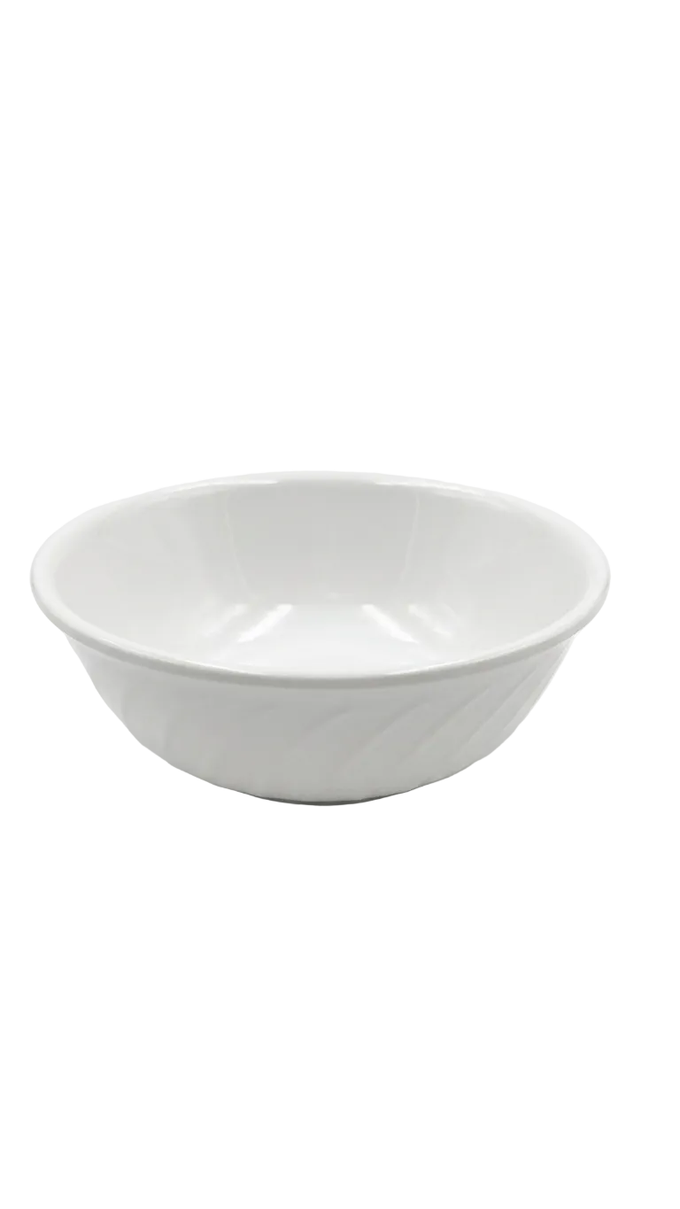 Melamine 5.25" White Round Bowl