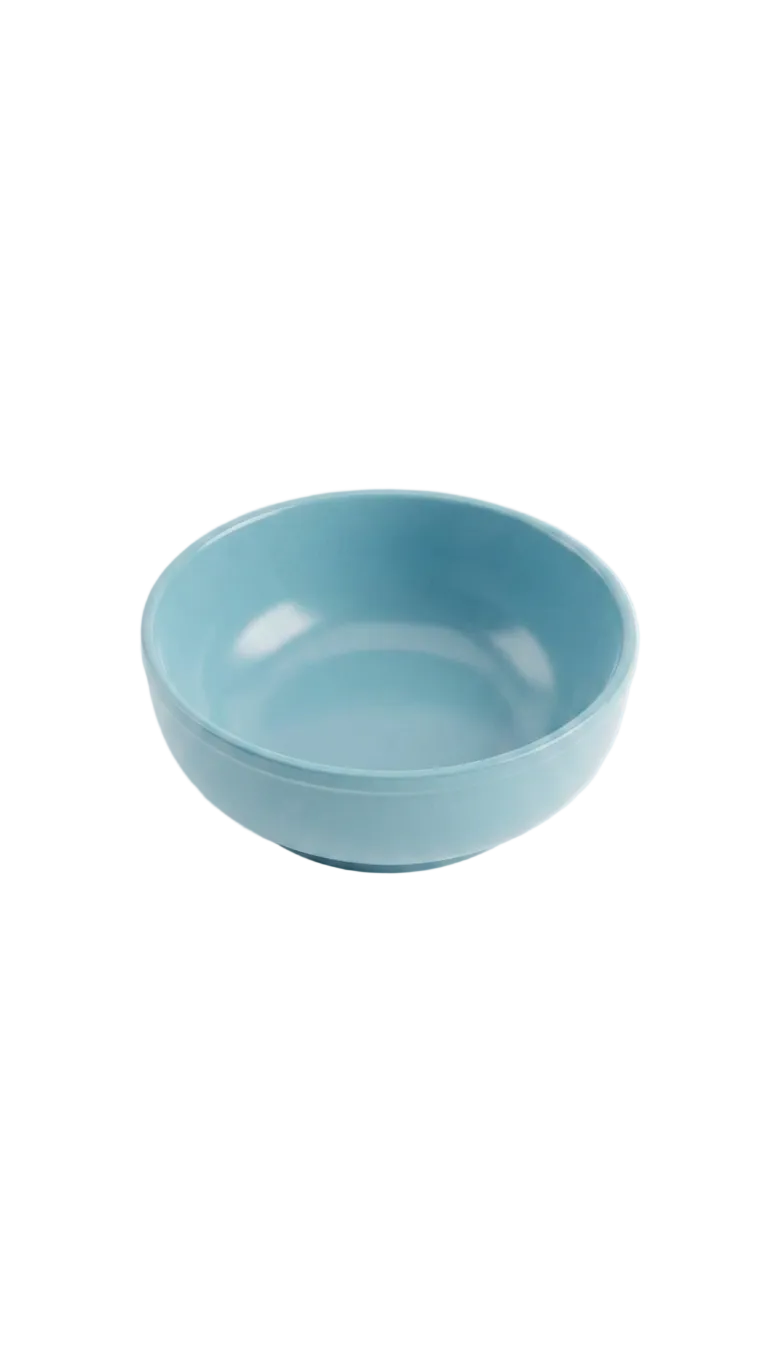 Melamine 4.3" Blue Round Bowl