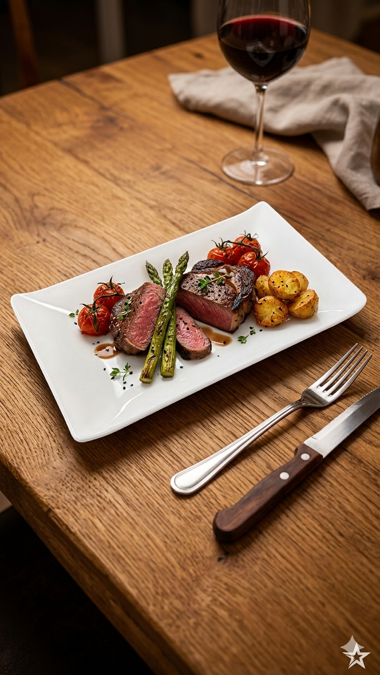 Melamine 9" White Rectangular Plate