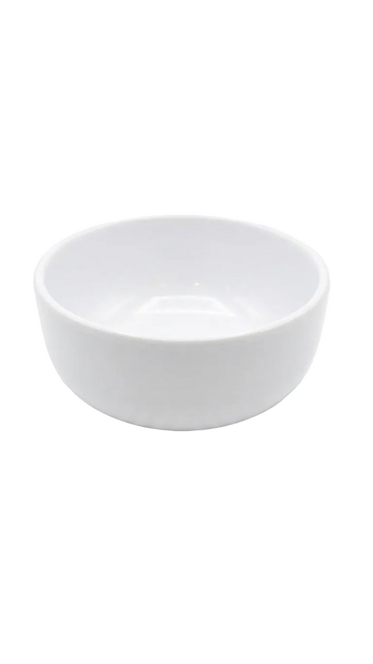 Bol rond blanc en mélamine de 9,9 cm