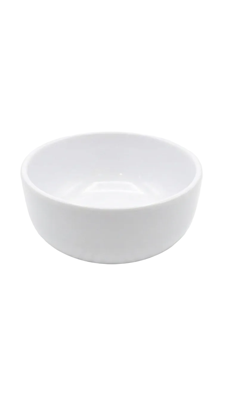 Melamine 3.9" White Round Bowl