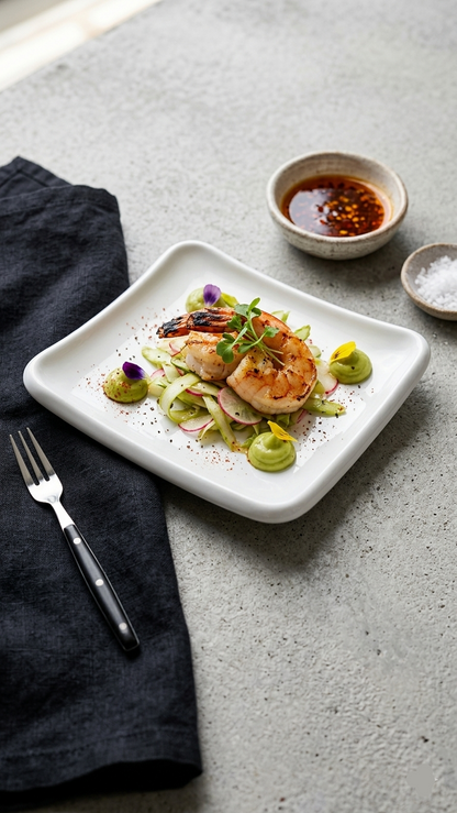 Melamine 4.6" X 4" Small Rectangular Tasting Plate