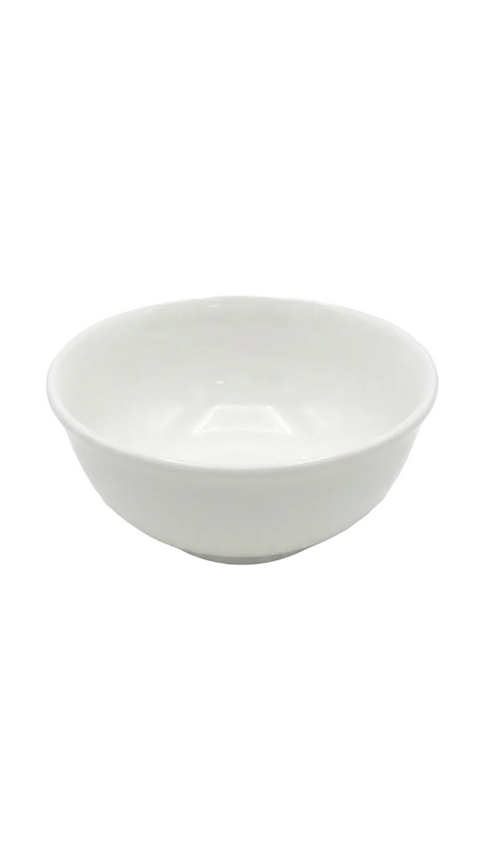 Bol rond brillant blanc en mélamine de 10 cm