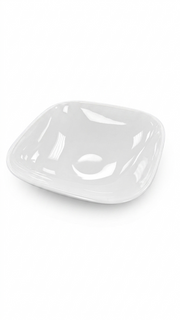 Melamine 8" Shiny White Round Salad Bowl