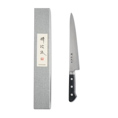 KORIN MASAMOTO VIRGIN CARBON STEEL SUJIHIKI 10.5”（27CM)-RIGHT