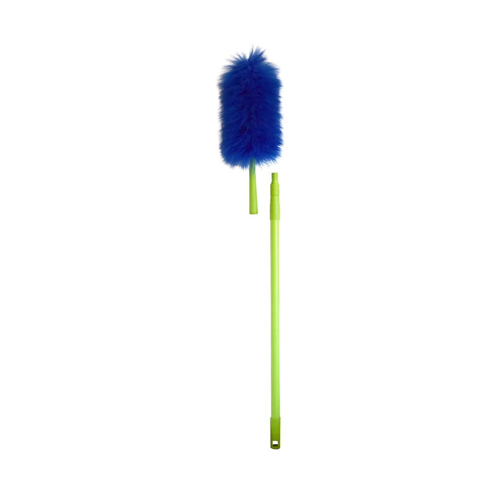 Globe plumeau extensible en laine d'agneau de 65 po avec manche à verrouillage