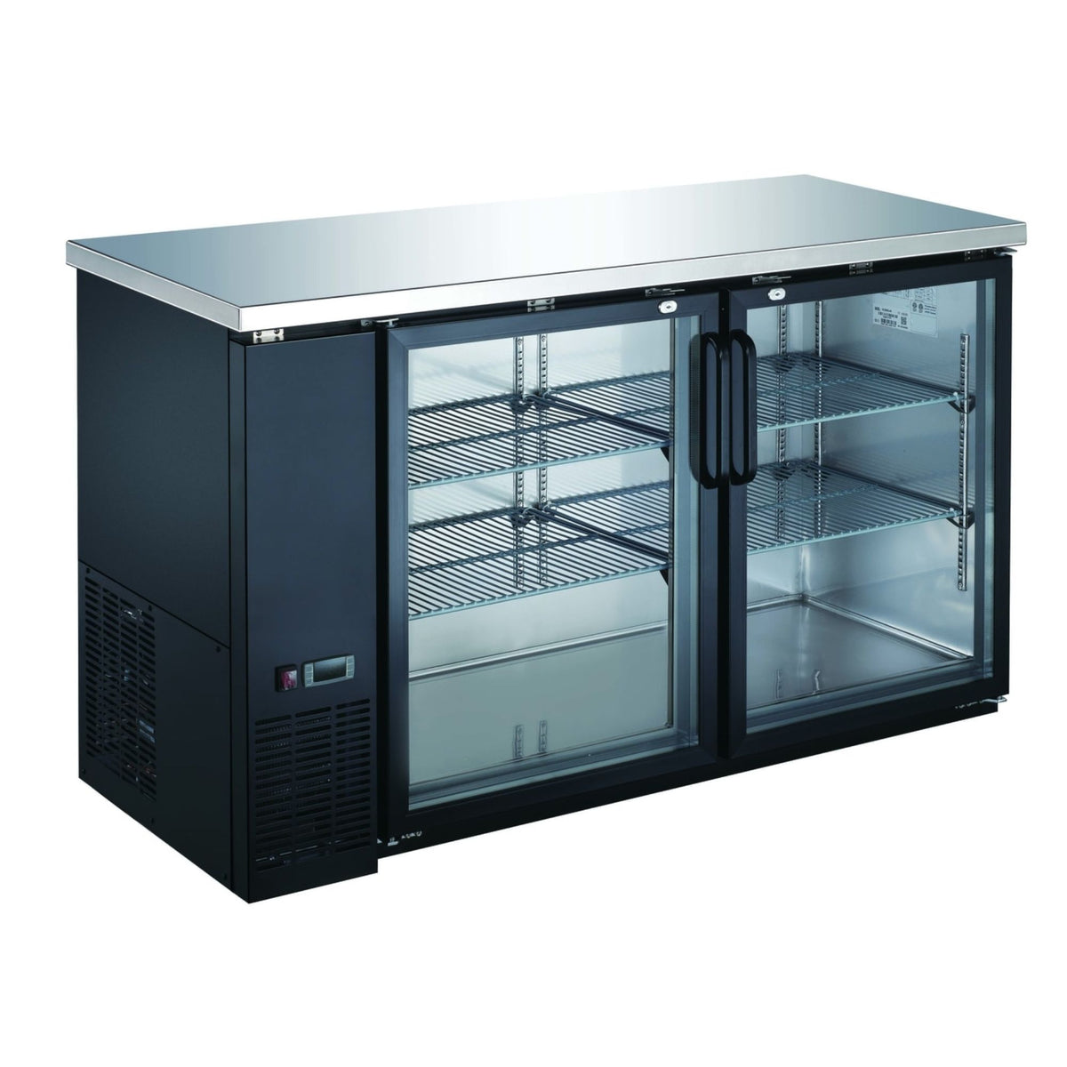 Ibeecool 60'' Back Bar Cooler With Glass Doors
