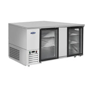 Atosa 69'' Back Bar Cooler W/ Glass Doors