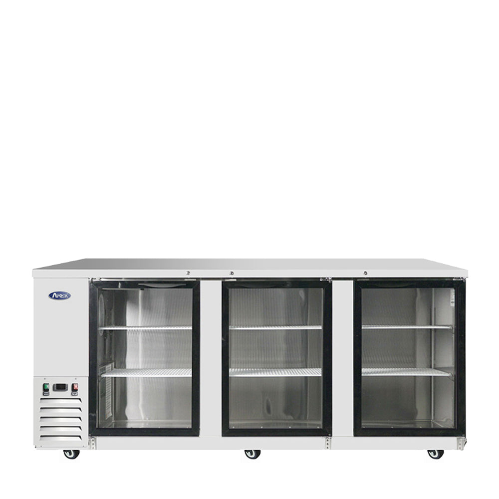 Atosa 90'' Back Bar Cooler W/ Glass Doors
