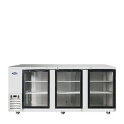 Atosa 90'' Back Bar Cooler W/ Glass Doors