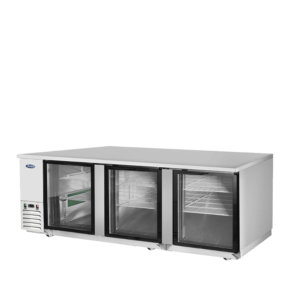 Atosa 90'' Back Bar Cooler W/ Glass Doors