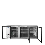 Atosa 90'' Back Bar Cooler W/ Glass Doors