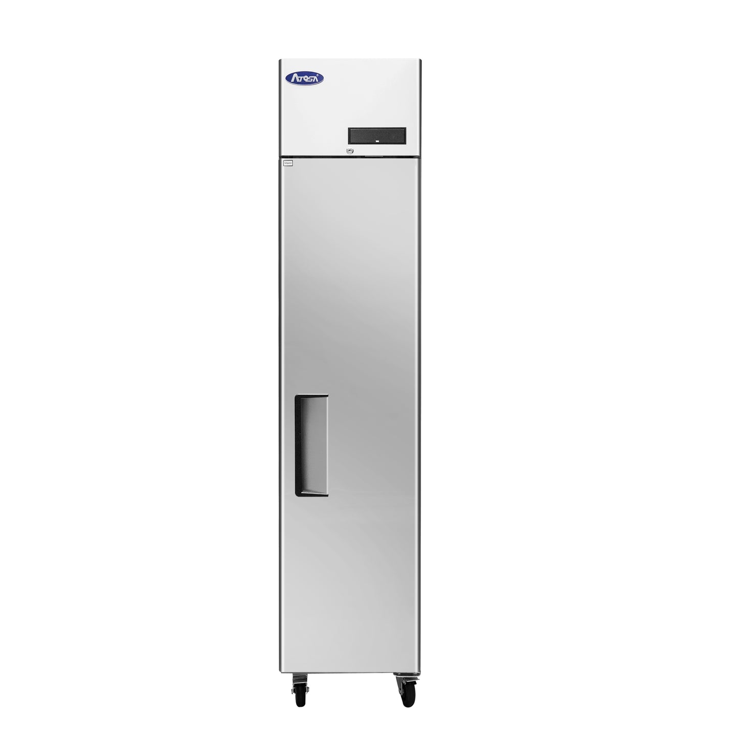 ATOSA 18'' TOP MOUNT SLIM 1 DOOR REACH-IN REFRIGERATOR (RIGHT HINGED)