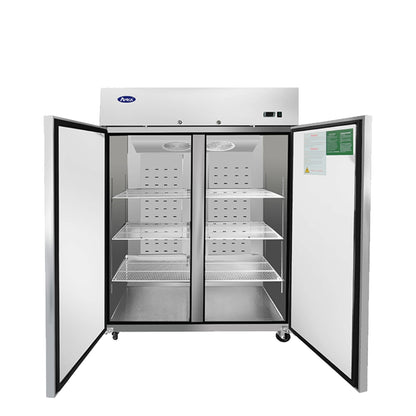 ATOSA 52'' TOP MOUNT 2 DOOR REACH-IN FREEZER