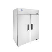 Congélateur vertical 2 portes Atosa 132 cm à montage supérieur