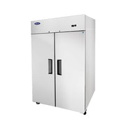 Congélateur vertical 2 portes Atosa 132 cm à montage supérieur