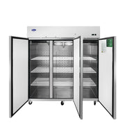 Congélateur vertical 3 portes Atosa 72" à montage supérieur