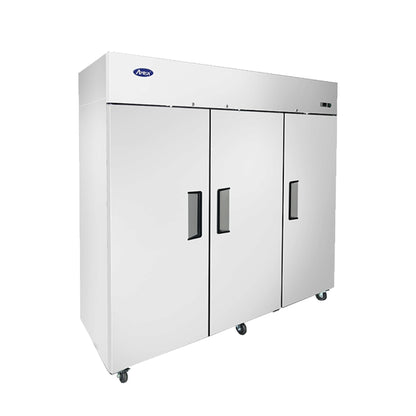 ATOSA 72'' TOP MOUNT 3 DOOR REACH-IN FREEZER