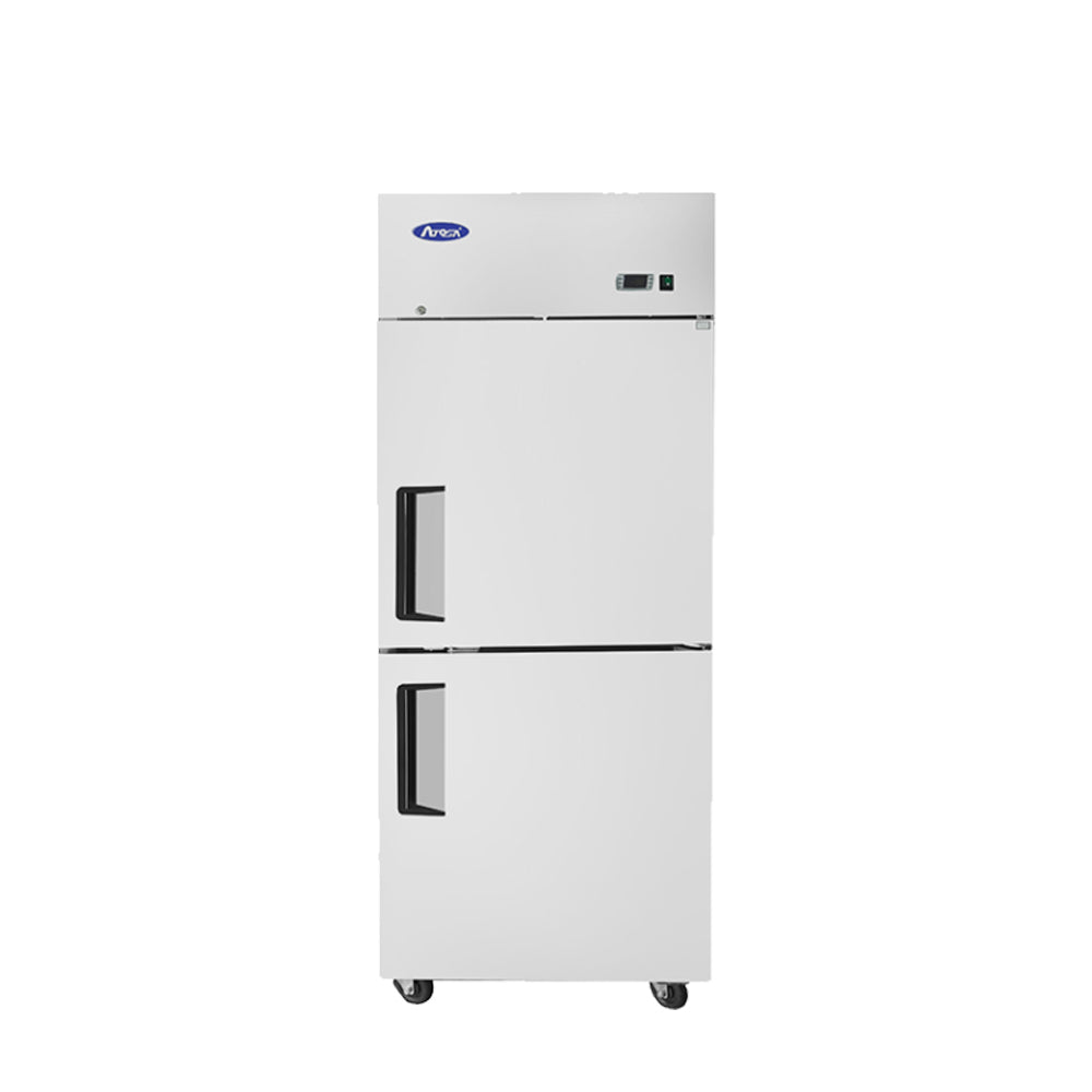 ATOSA 29'' TOP MOUNT 2 DIVIDED DOOR REACH-IN FREEZER (RIGHT HINGED)