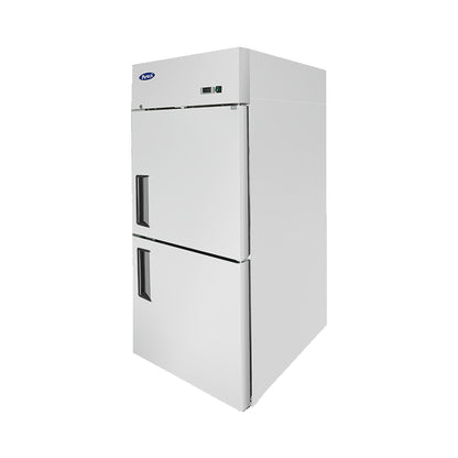 ATOSA 29'' TOP MOUNT 2 DIVIDED DOOR REACH-IN FREEZER (RIGHT HINGED)