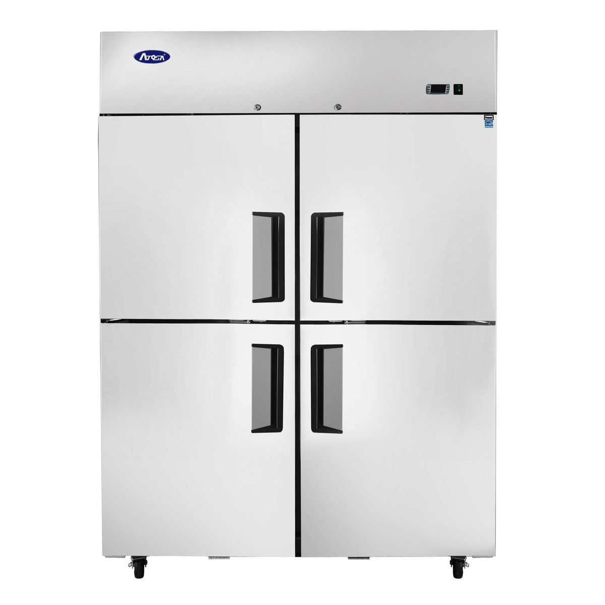 Congélateur vertical 4 portes divisées Atosa 52'' à montage supérieur