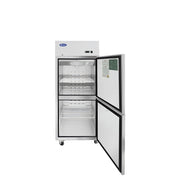 Atosa 29'' Top Mount 2 Divided Door Reach-In Refrigerator (Right Hinged)