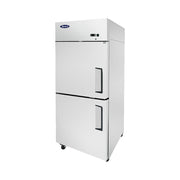 Atosa 29'' Top Mount 2 Divided Door Reach-In Refrigerator (Left Hinged)