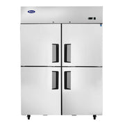 Atosa 52'' Top Mount 4 Divided Door Reach-In Refrigerator