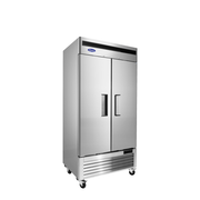 Atosa 40'' Bottom Mount Slim 2 Door Reach-In Refrigerator